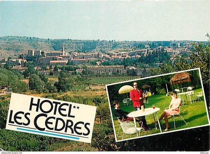 07 - Joyeuse - Hotel Les Cèdres - Multivues - CPM - Voir Scans Recto-Verso