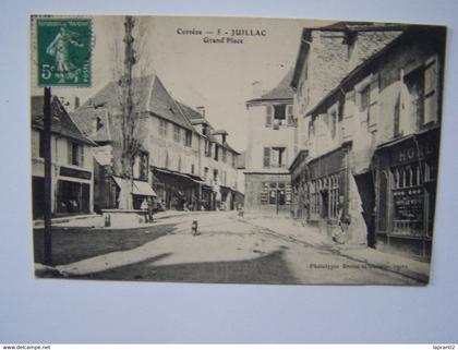 JUILLAC. CORREZE. LES COMMERCES. LES MAGASINS. GRAND'PLACE.