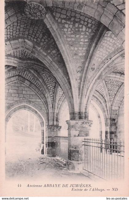 76 JUMIEGES ANCIENNE ABBAYE DE JUMIEGES