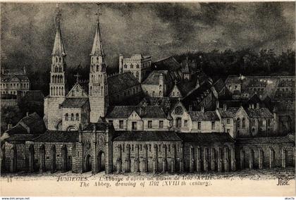CPA JUMIEGES-L'Abbaye d'apres (269756)