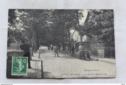 Juvisy sur Orge, la rue de l'hôtel de ville, Essonne 91