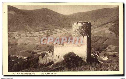CPA Kaysersberg le chateau