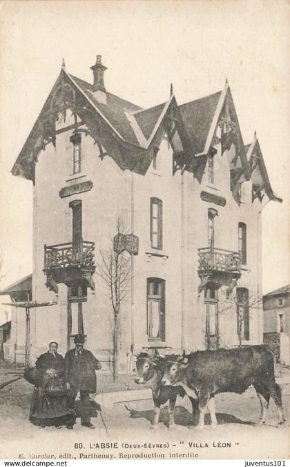 CPA L'Absie-Villa Léon-80     L3978