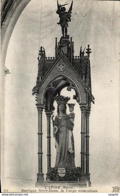 CPA L'Epine Basilique Notre Dame la Vierge miraculeuse
