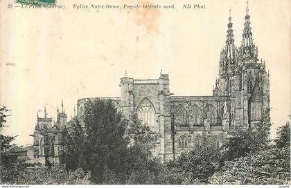 CPA L'Epine (Marne) Eglise Notre Dame Facade Laterale Nord
