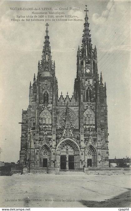 CPA Notre Dame de l'Epine Grand Portail Monument historique