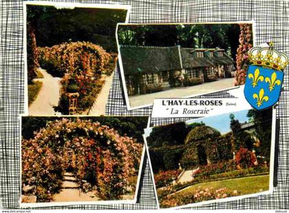 Carte Postale - 94 - L'Hay les Roses - La Roseraie - Multivues - Fleurs - Roses - CPM - Voir Scans Recto-Verso - Poscard