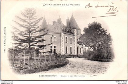 85 L'HERMENAULT - chateau des Moulieres