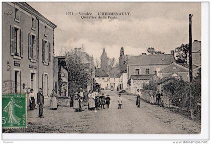 L'Hermenault : quartier de la poste