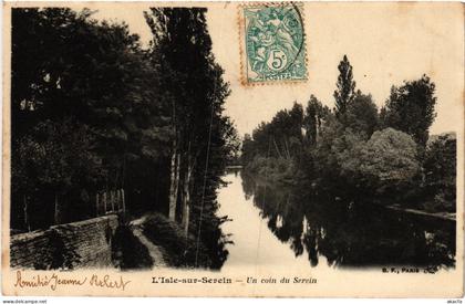 CPA L'Isle sur Serein un coin du Serein (1478471)