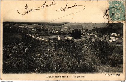 CPA L'Isle sur Serein vue generale (1478472)