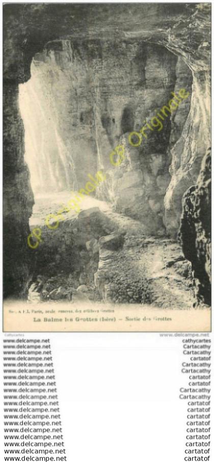 38.  LA BALME LES GROTTES .  Sortie des Grottes .