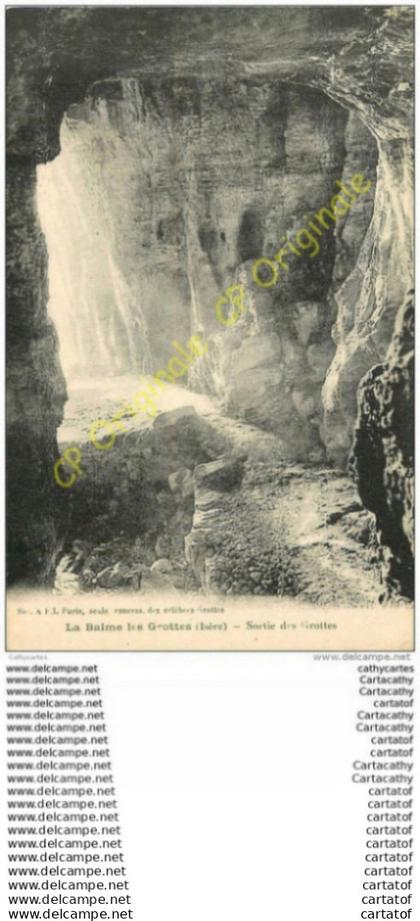 38.  LA BALME LES GROTTES .  Sortie des Grottes .