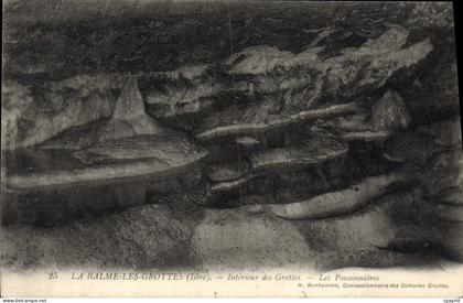 CPA La Balme Les Grottes Interieur des Grottes Les poissonnieres