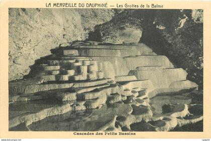 CPA La Merveille du Dauphine Les Grottes de la Balme Cascades des Petits Bassins