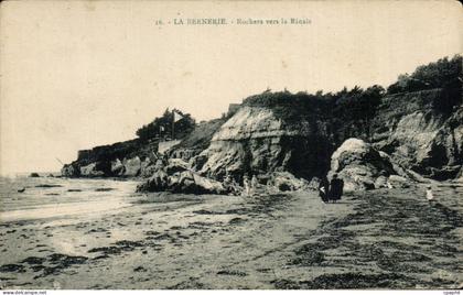 CPA La Bernerie Rochers vers la Ricais