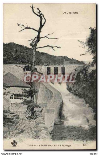 CPA La Bourboule Le barrage