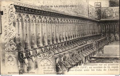 CPA Eglise de La Chaise Dieu