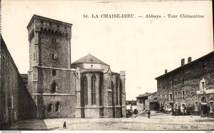 CPA La Chaise Dieu Abbaye Tour Clementine