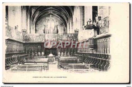 CPA La Chaise Dieu Choeur de l'eglise
