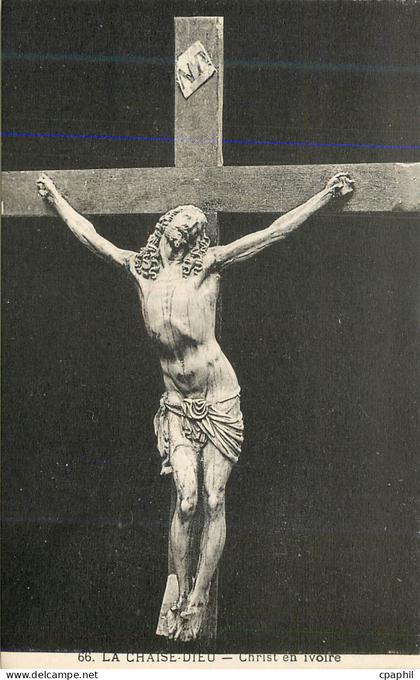CPA la Chaise Dieu Christ en Ivoire