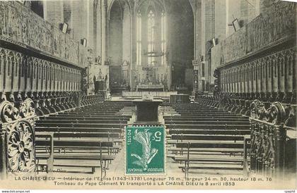 CPA La Chaise Dieu Interieur de l'Eglise Tombeau du Pape Clement VI transporte a La Chaise Dieu