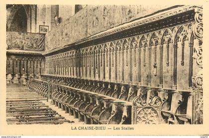 CPA La Chaise Dieu Les Stalles