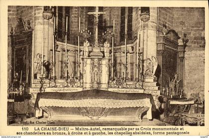 CPA La Chaise Dieu Maitre autel