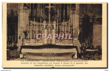 CPA La Chaise Dieu Maitre autel