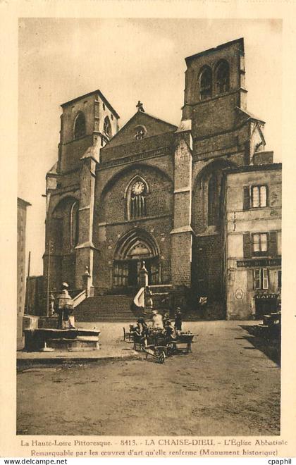 CPA La Haute Loire Pittorresque La Chaise Dieu L'Eglise Abbatiale