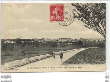 1 cpa La chapelle la reine