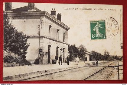 CPA -    La Chataigneraie   -(Vendée) - La Gare