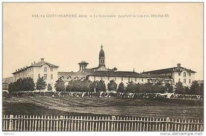 isere -ref 408- la cote saint andré - la cote st andré -le seminaire pendant la guerre 1914-18-hopital no 32-