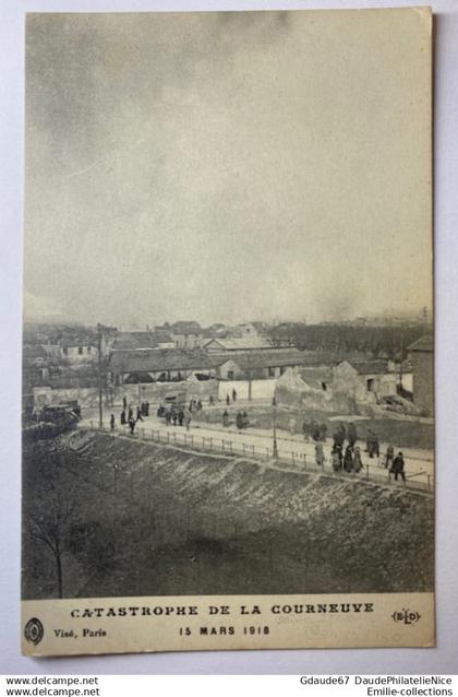 LA COURNEUVE (93) - CATASTROPHE DE LA COURNEUVE