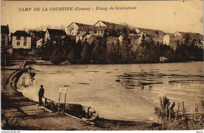 CPA LA COURTINE Camp de La Courtine - Etang de Gratadoux (1144377)