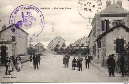 Creuse CPA La Courtine Entree du camp