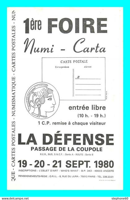 a744 / 231 92 - LA DEFENSE 1ere FOIRE Numi Carta 1980