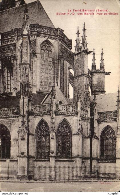 CPA La Ferte Bernard Eglise des Marais