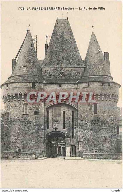 CPA La Ferte Bernard Sarthe La Porte de Ville