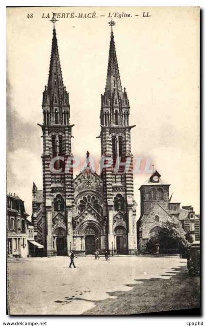 CPA La Ferte Mace L Eglise