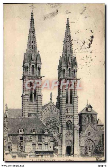 CPA La Ferte Mace L'Eglise