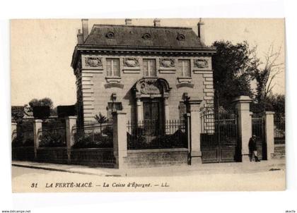 CPA La ferte mace .- La caisse d'epargne (196025)