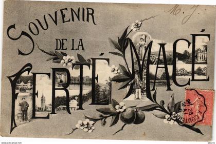 CPA Souvenir de la ferte mace (196034)