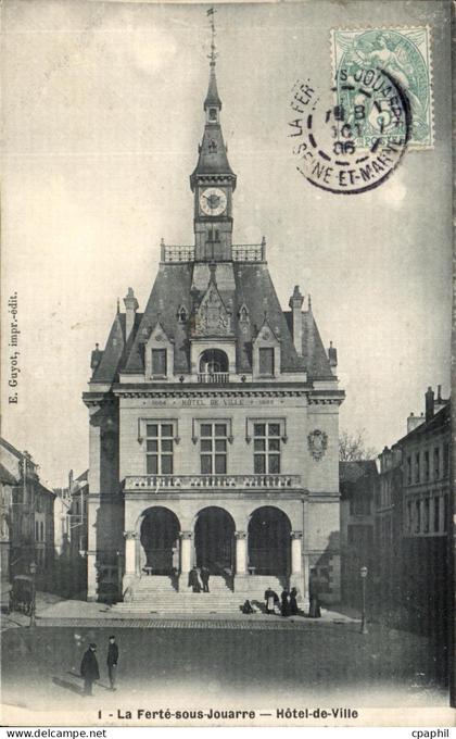 CPA La Ferte Sous Jouarre Hotel de Ville