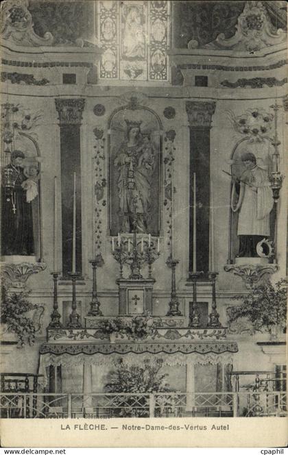 CPA La Fleche Notre Dame des Vertus