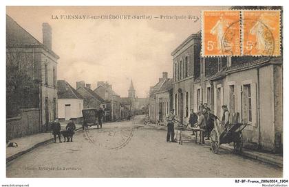 BJ-BFP1-0953-72 - LA-FRESNAYE-SUR-CHEDOUET - Principale rue