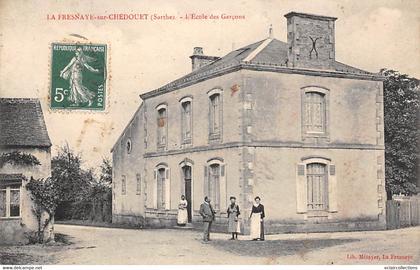 La Fresnaye sur Chédouet      72        Ecole de garçons               (voir scan)