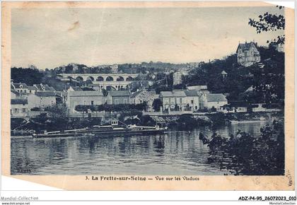 ADZP4-95-0275 - LA FRETTE-SUR-SEINE - vue sur les viaducs