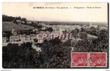 La Gacilly CPA Vue generale Villegiaure PEche et chasse