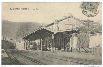 Gard : La Grand Combe, La Gare,  Animée